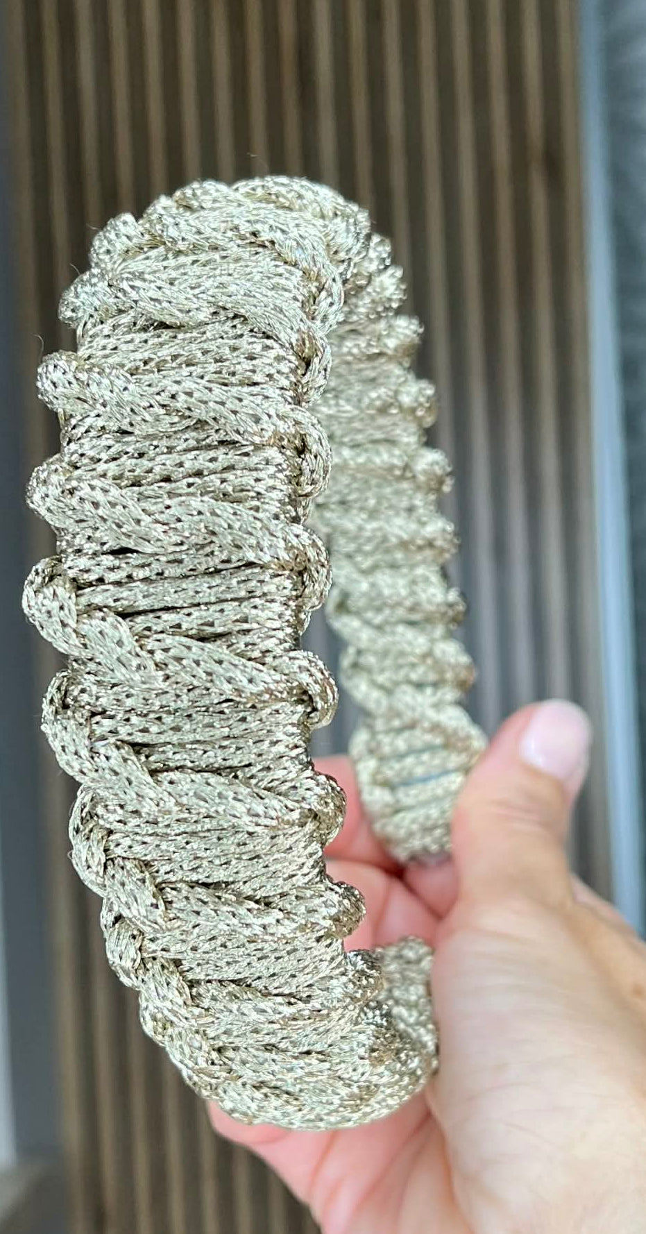 Cerchietto Macramè Lyra Oro