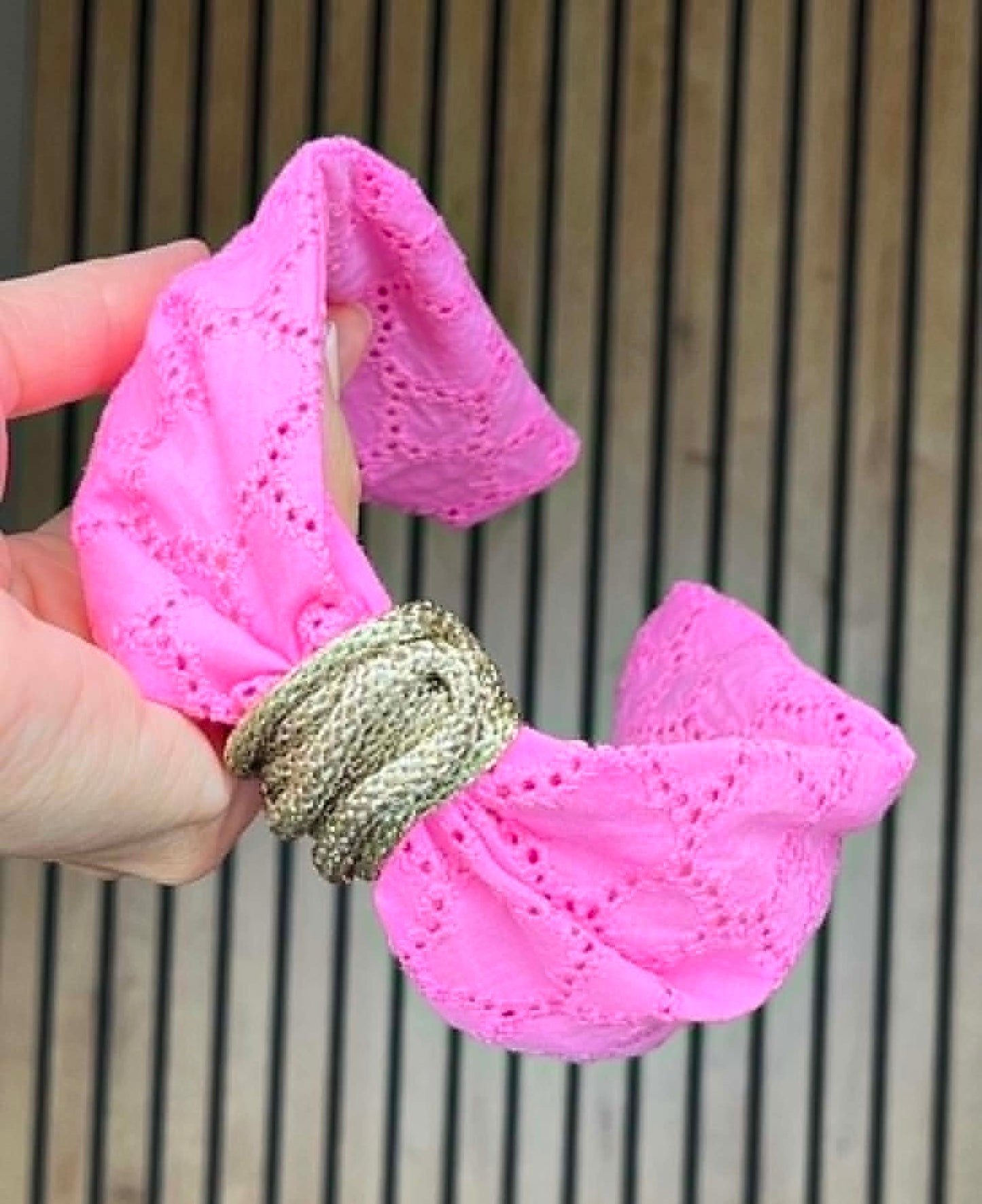 Cerchietto Sangallo Doré – Fucsia ✨